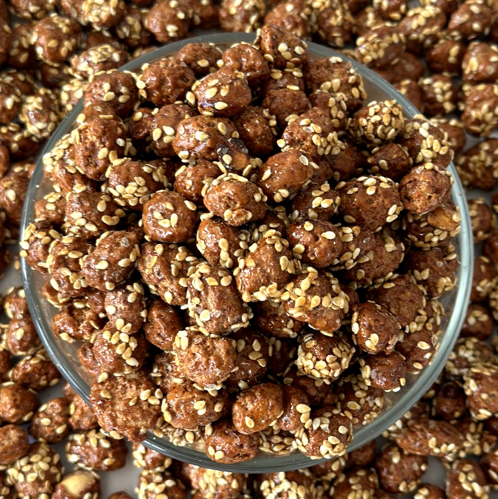 CACAHUATE GARAPIÑADO AJONJOLÍ